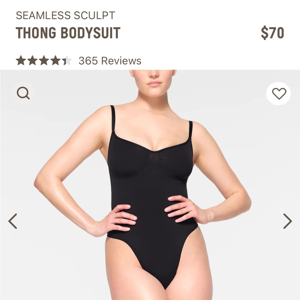 Skims Seamless Sculpt Thong Bodysuit